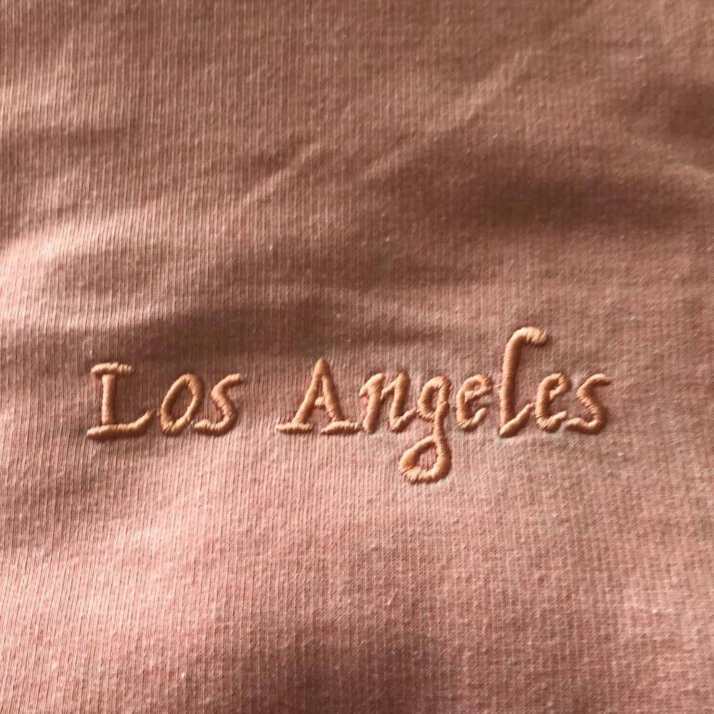 San Francisco peach Los Angeles hoodie size small super soft EUC